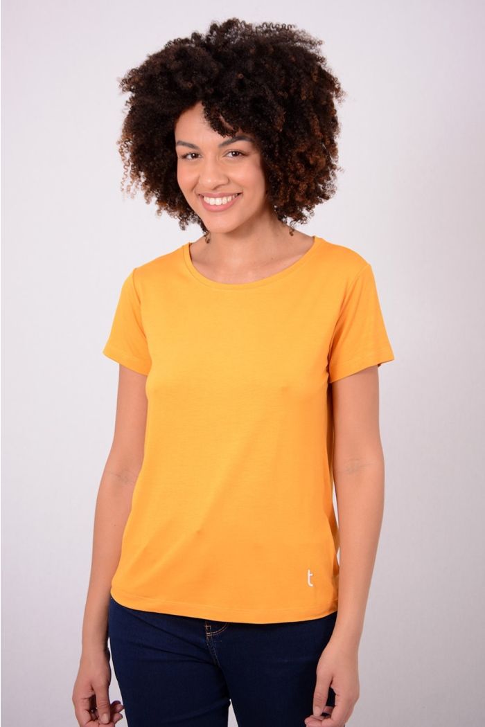 BLUSA DE MALHA DECOTE CARECA