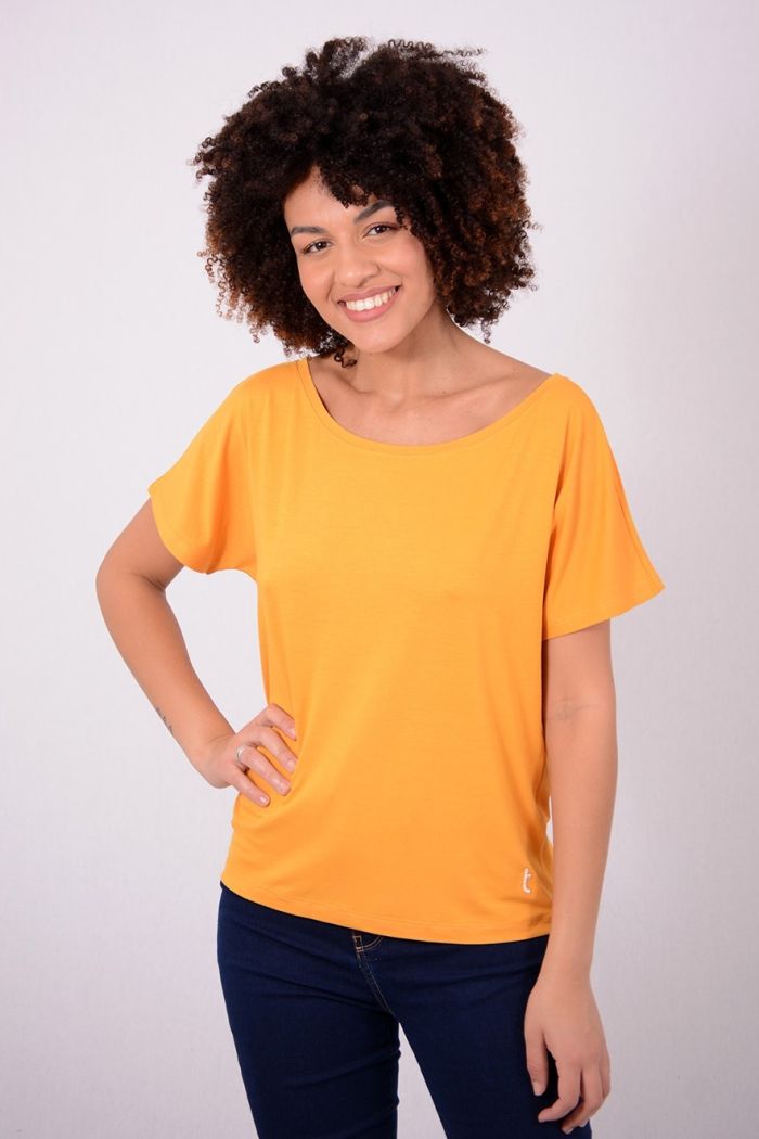 BLUSA DE MALHA MANGA MORCEGO