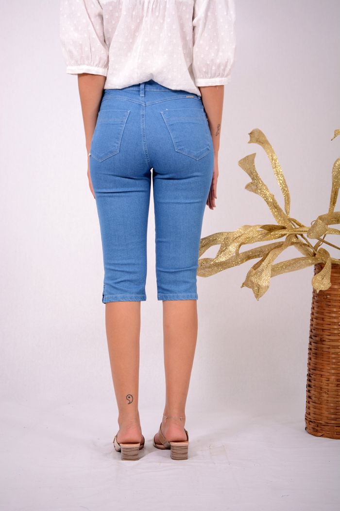 BERMUDA JEANS CORSÁRIO DELAVE