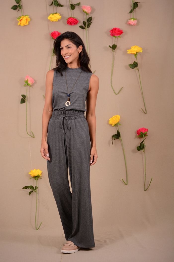 REGATA MALHA CANELADA GOLINHA  OUT