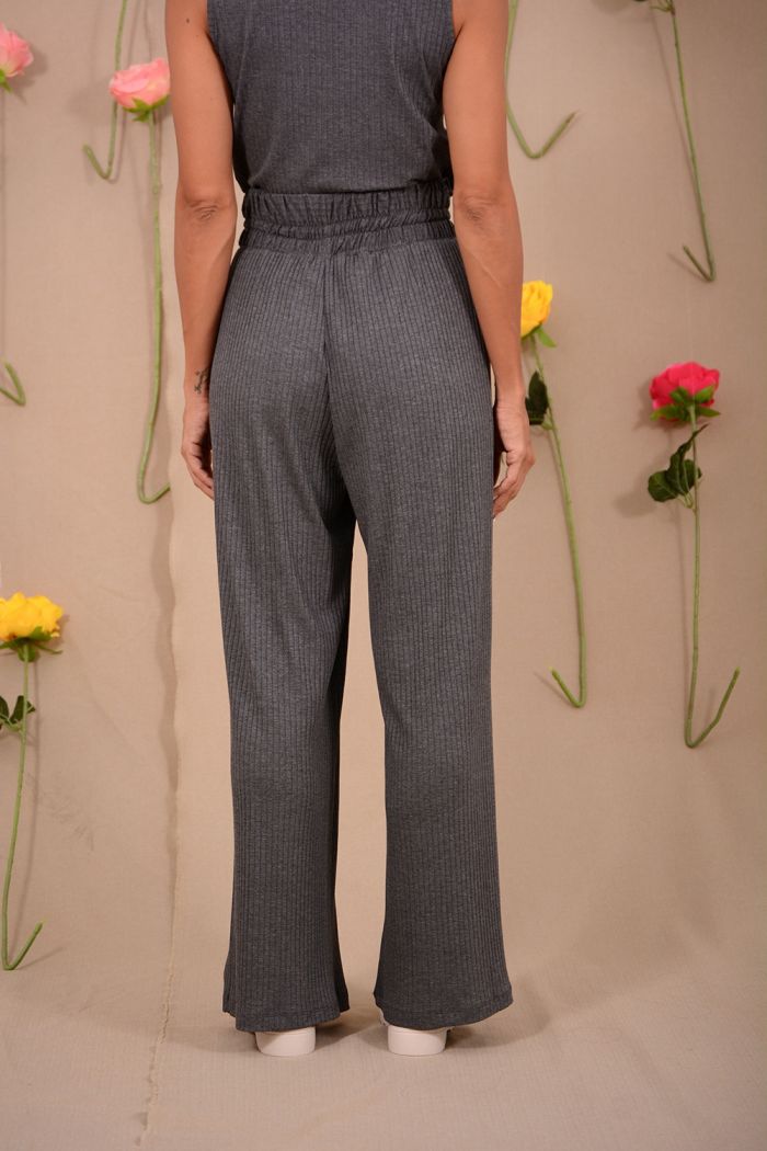 CALÇA MALHA CANELADA