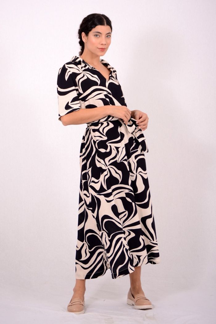 VESTIDO VISCOSE  ESTAMPA AURORA