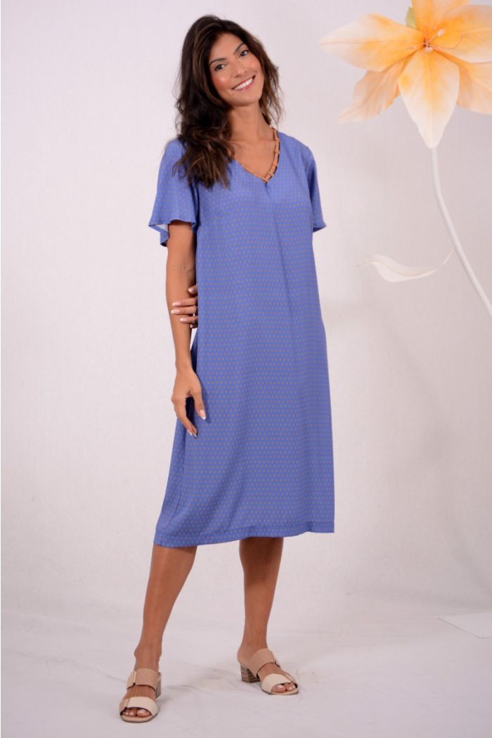 VESTIDO VISCOSE ESTAMPA ENERGIA